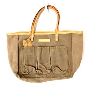 NWT Smith and Hawken olive green Garden Tote